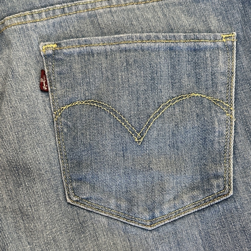 Levi's Women's Blue Jeans size 14 Demi curve classic straight leg - Picture 4 of 11